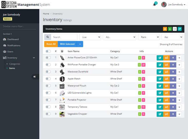 Inventory Management System